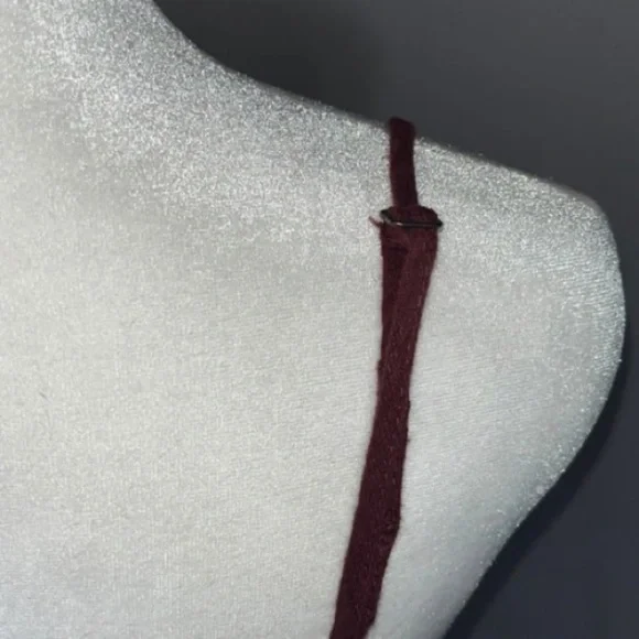 Universal Thread Maroon Midi Dress | Adjustable Straps + Pockets | Size M - Picture 4 of 6